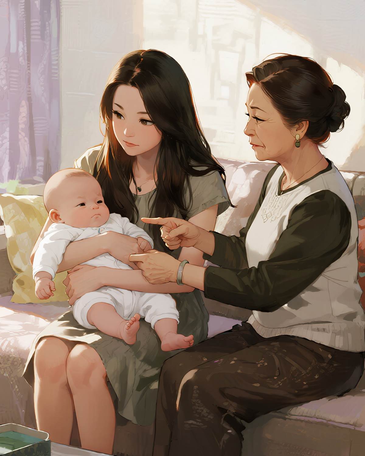 女兒胎毛被偷剃後我把全家剃光頭