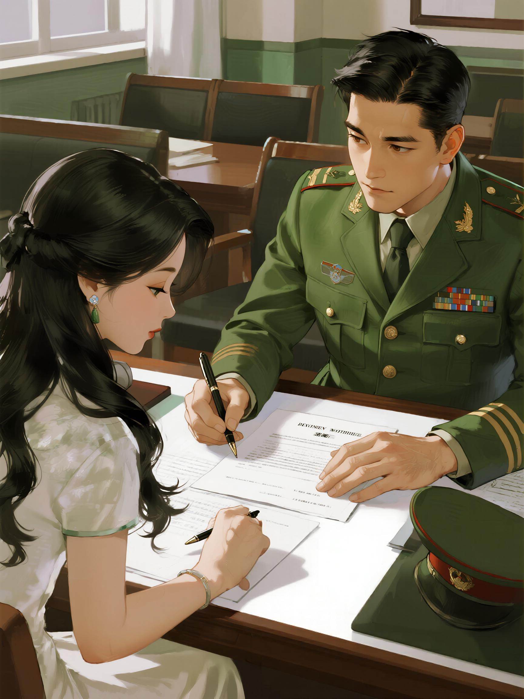 離婚前，我聽見了冷麵軍官的心聲