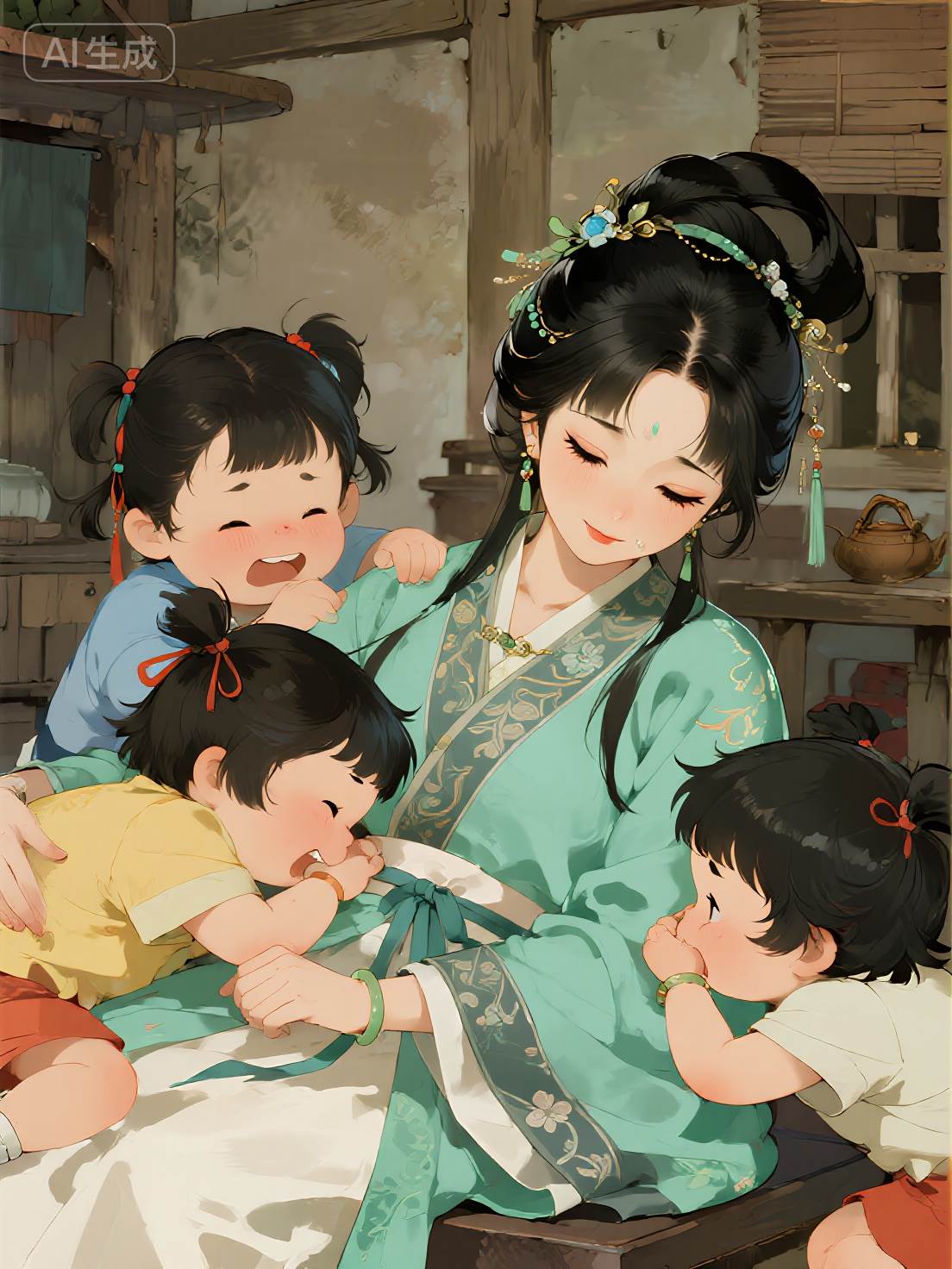 冷酷殺手穿成寡婦後致富養娃