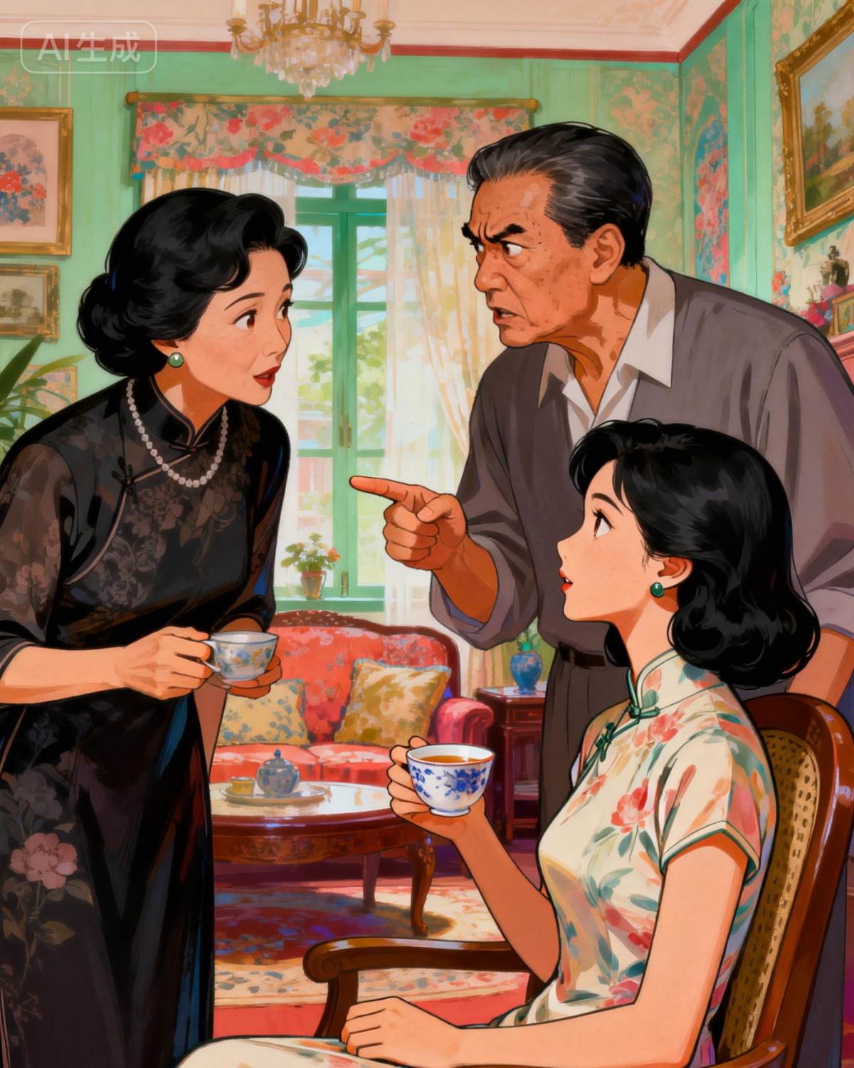 資本家小姐搬空家產，隨軍養崽撩機長