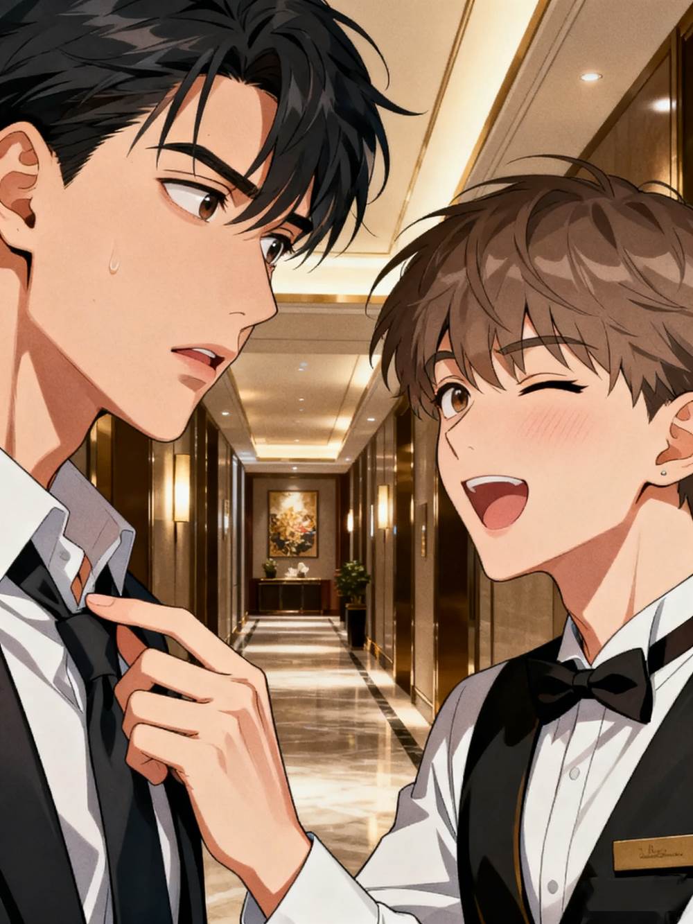 下海後碰到了初戀