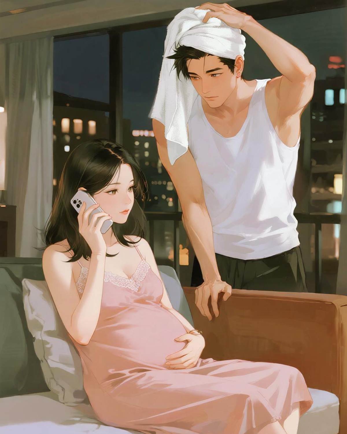 孕晚期婆家逼我千里過年，我媽直接去父留子