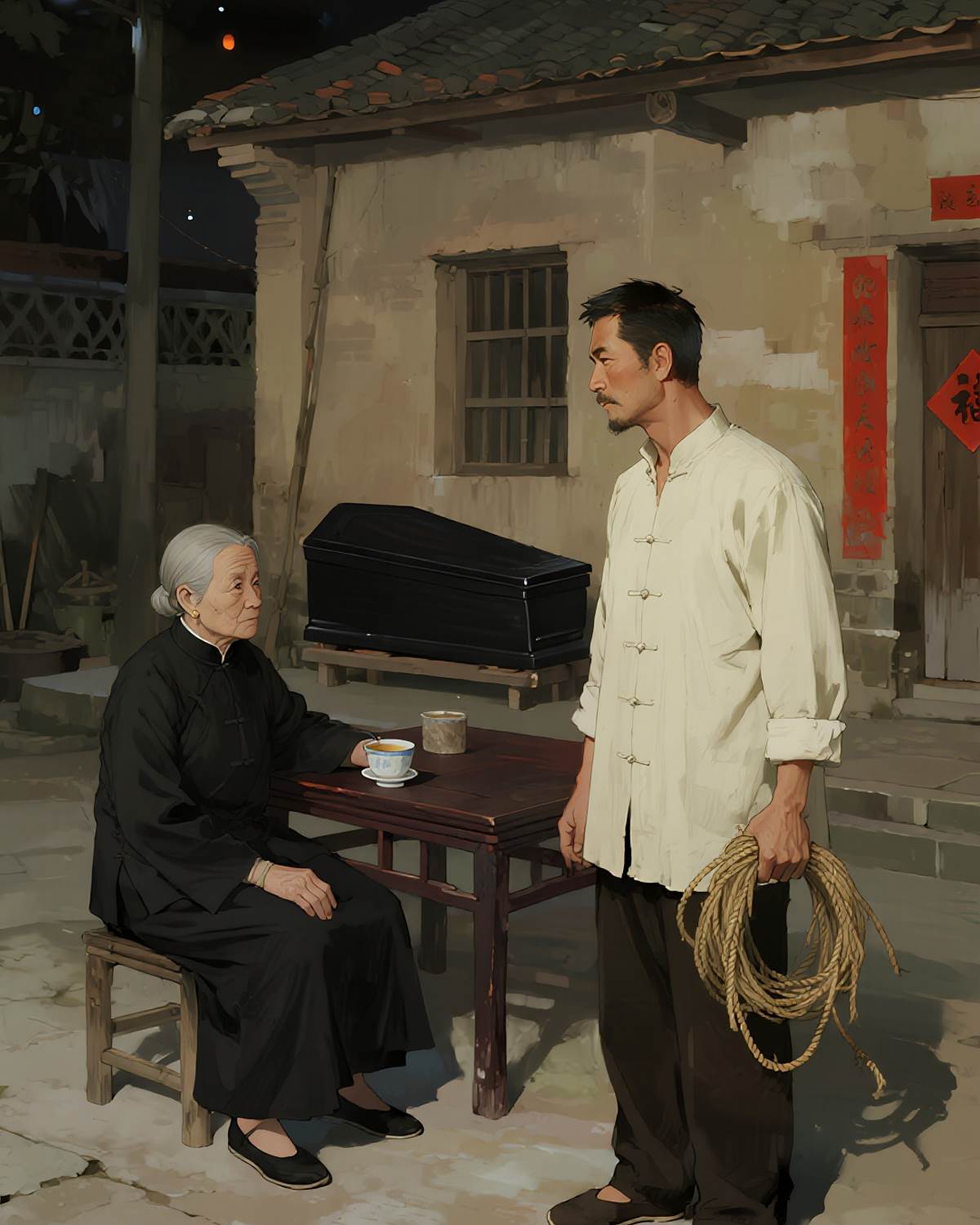 全家許願時，奶奶唯獨對我說不