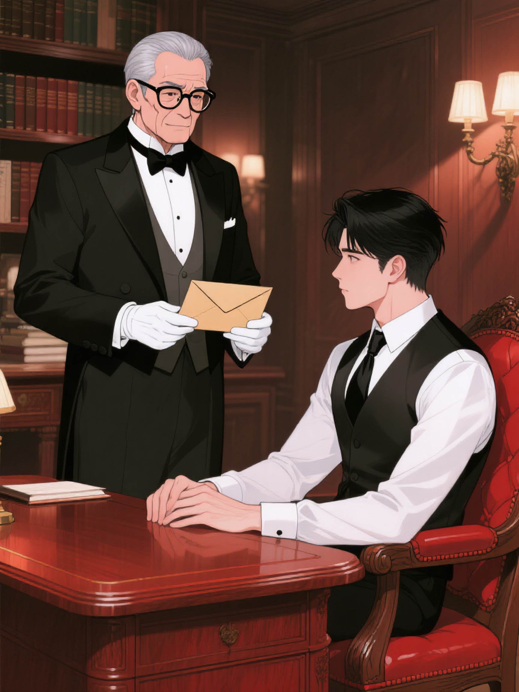 老管家手撕天降竹馬