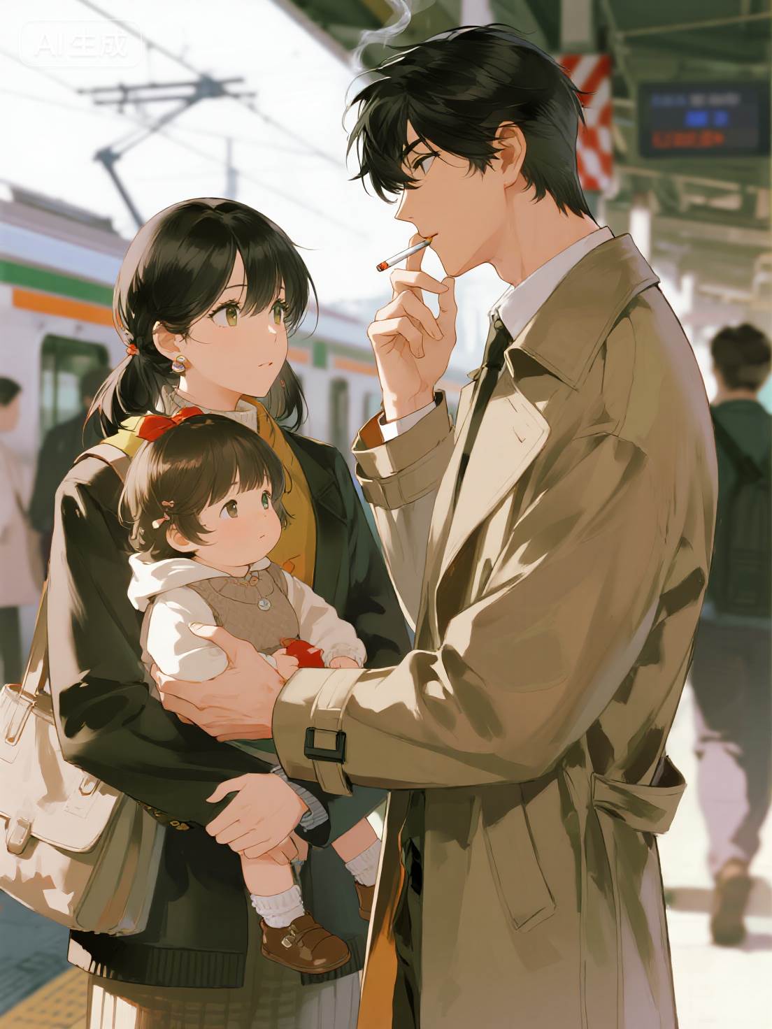 亡夫大哥白天高冷，晚上麼麼噠