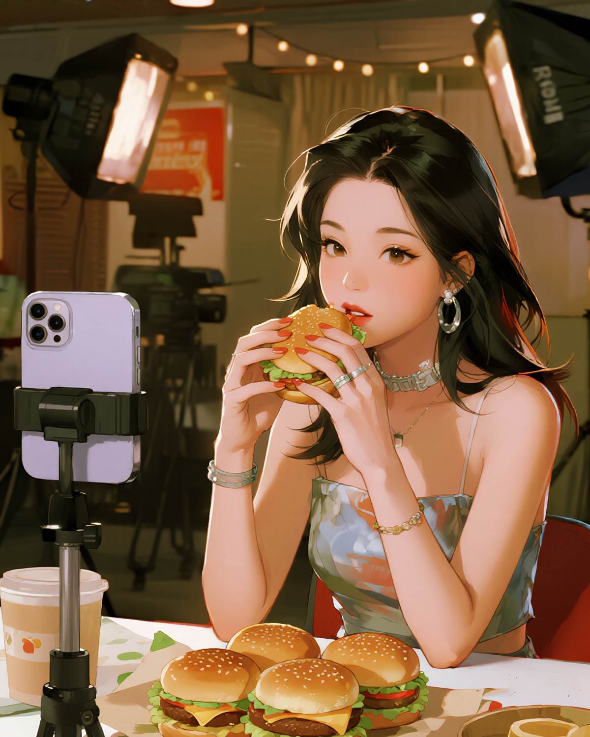 死神之女：瘋狂吃播